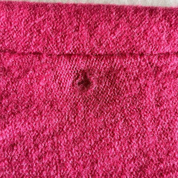 Croft&Barrow Vintage 100% wool knitted blazer MOP buttons sz L - Picture 8 of 8